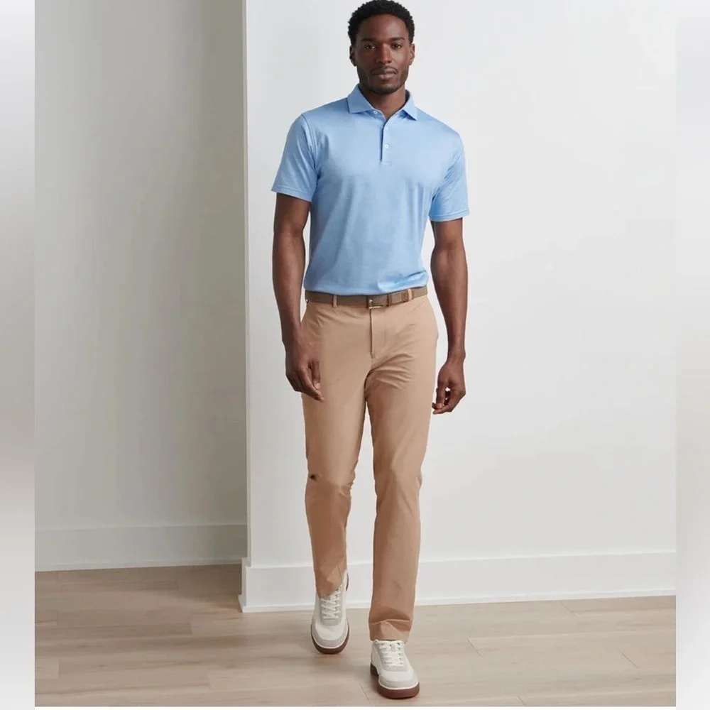 Men’s Peter Millar Surge Performance Trouser- Tan- 33X28